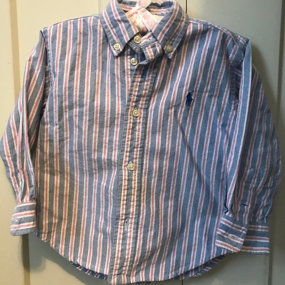 Kids Ralph Lauren Button Down Oxford Shirt